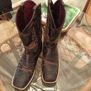 Ariat Western Wide Toe Boots